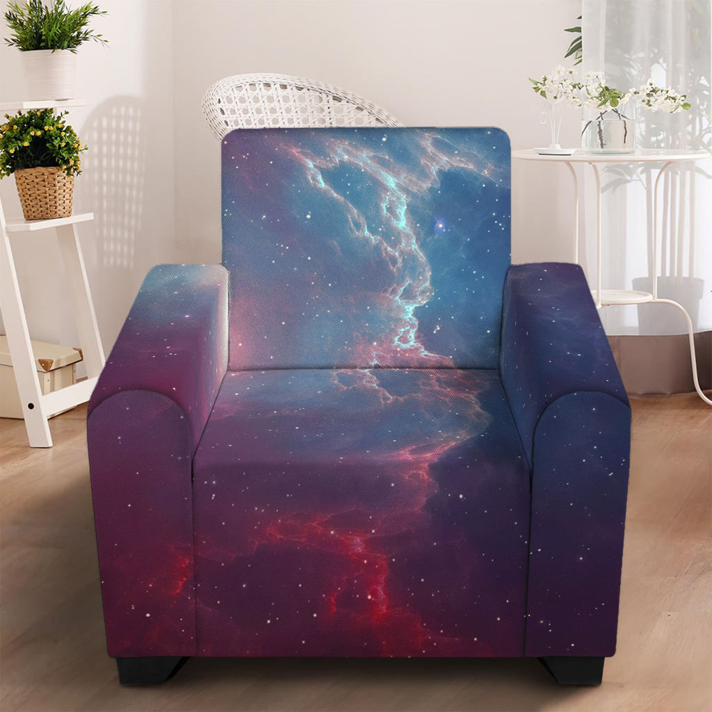 Dark Universe Galaxy Deep Space Print Armchair Slipcover