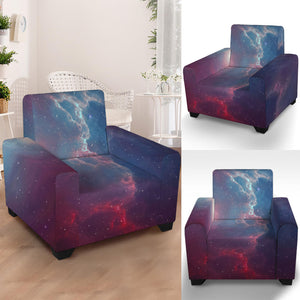 Dark Universe Galaxy Deep Space Print Armchair Slipcover