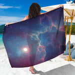 Dark Universe Galaxy Deep Space Print Beach Sarong Wrap