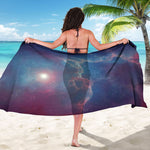 Dark Universe Galaxy Deep Space Print Beach Sarong Wrap