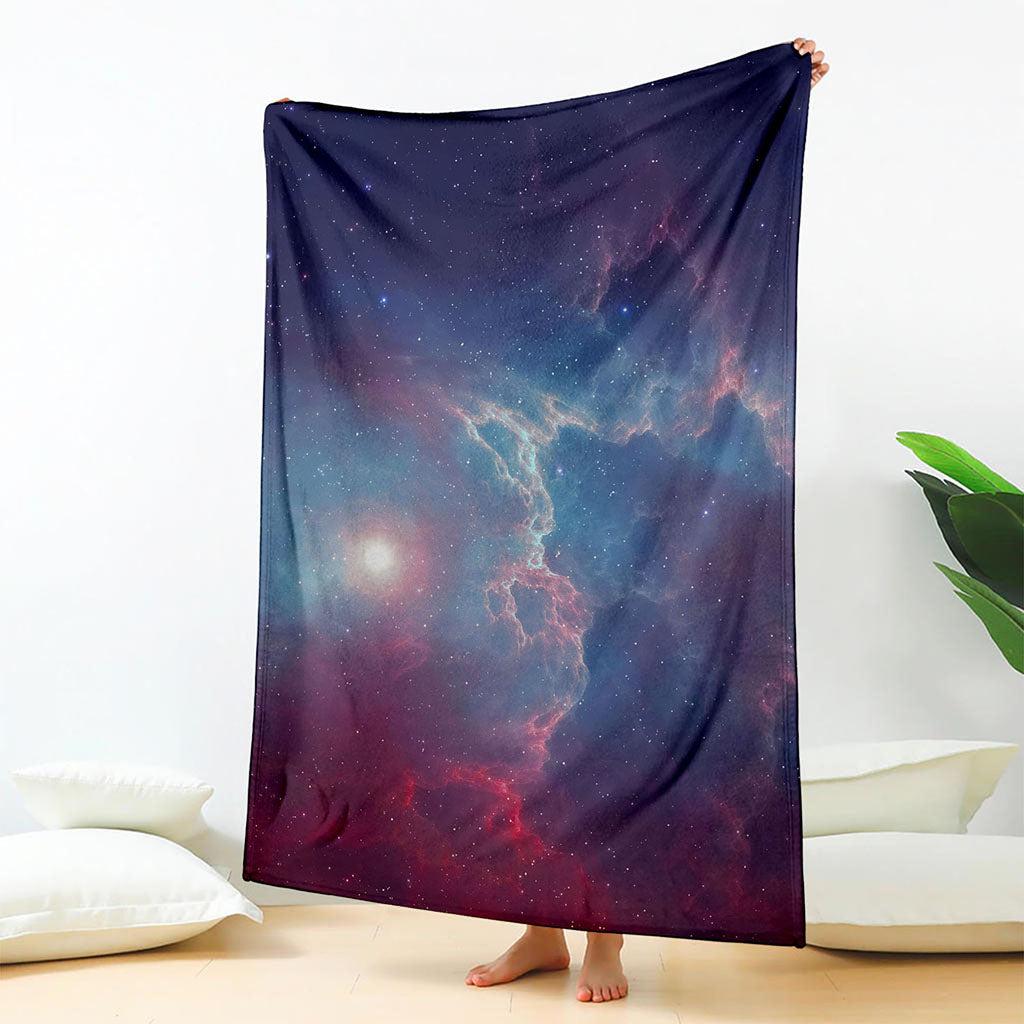 Dark Universe Galaxy Deep Space Print Blanket