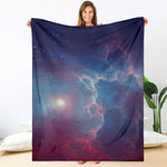 Dark Universe Galaxy Deep Space Print Blanket