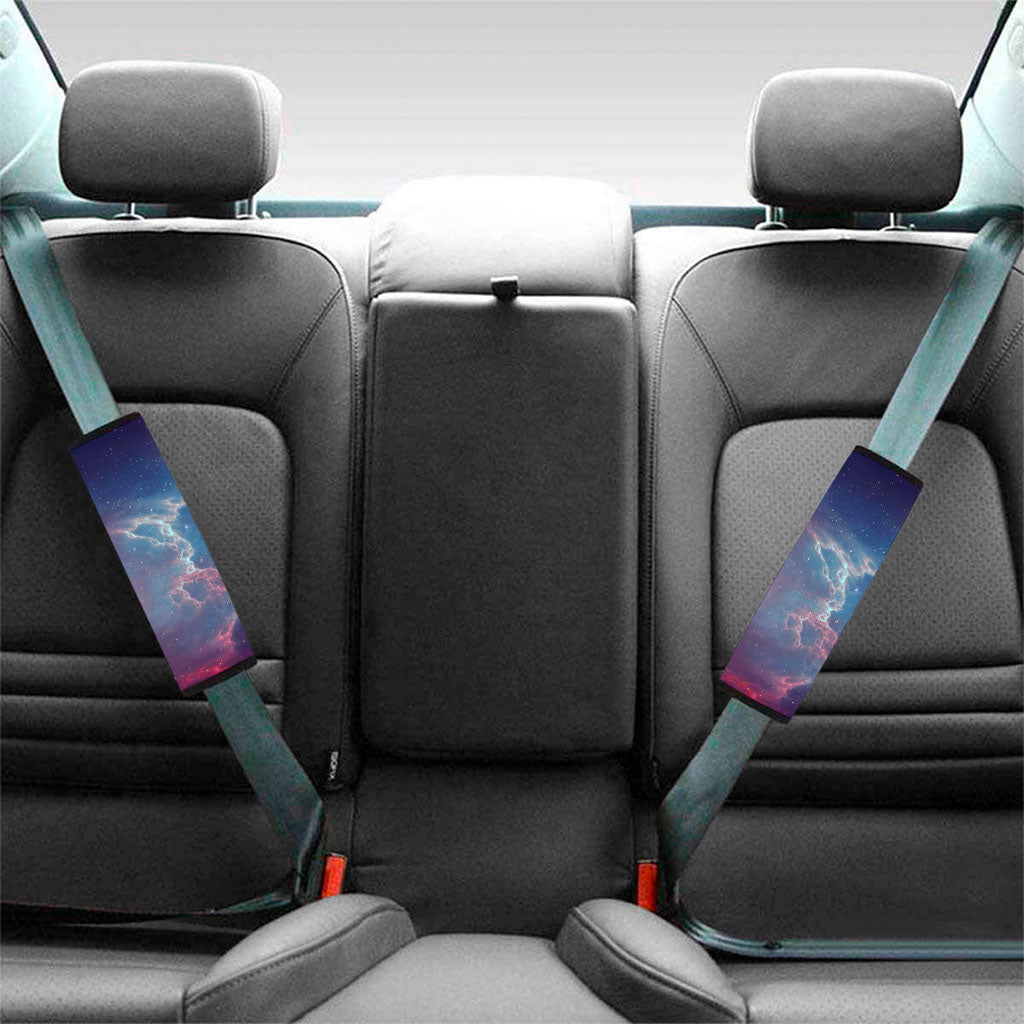 Dark Universe Galaxy Deep Space Print Car Seat Belt Covers