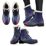 Dark Universe Galaxy Deep Space Print Comfy Boots GearFrost