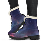Dark Universe Galaxy Deep Space Print Comfy Boots GearFrost