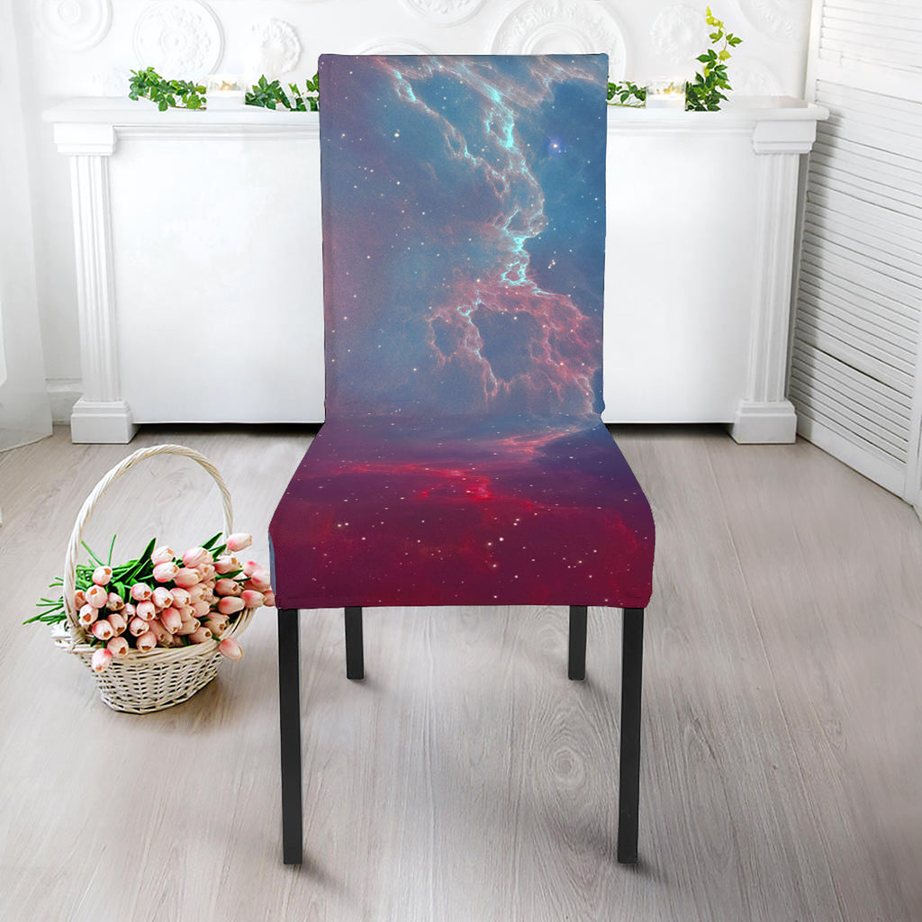 Dark Universe Galaxy Deep Space Print Dining Chair Slipcover