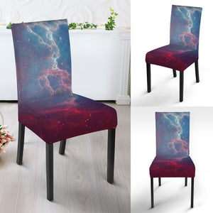 Dark Universe Galaxy Deep Space Print Dining Chair Slipcover