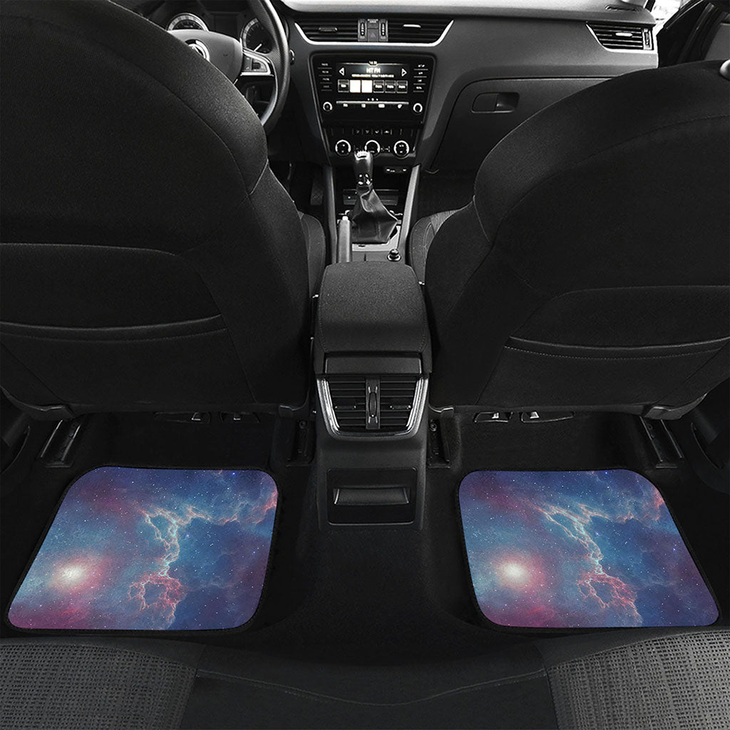 Dark Universe Galaxy Deep Space Print Front and Back Car Floor Mats