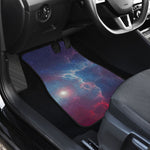 Dark Universe Galaxy Deep Space Print Front and Back Car Floor Mats