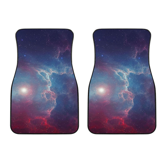 Dark Universe Galaxy Deep Space Print Front Car Floor Mats