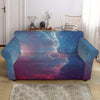 Dark Universe Galaxy Deep Space Print Loveseat Slipcover