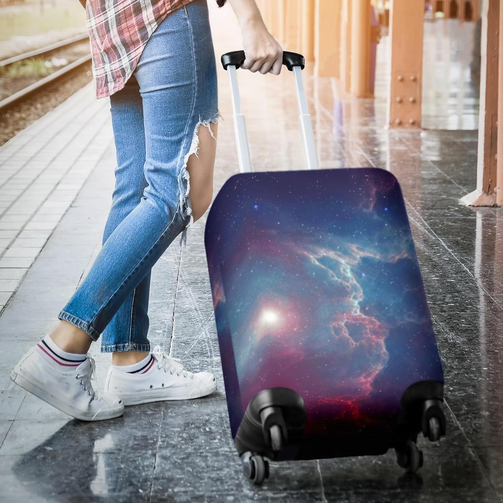 Dark Universe Galaxy Deep Space Print Luggage Cover GearFrost