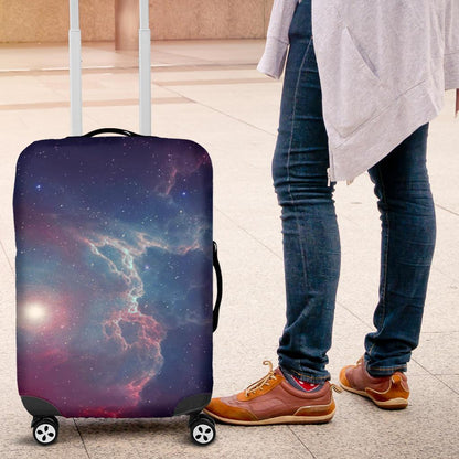 Dark Universe Galaxy Deep Space Print Luggage Cover GearFrost