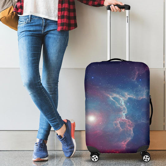 Dark Universe Galaxy Deep Space Print Luggage Cover GearFrost