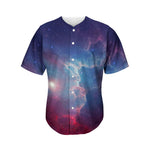 Dark Universe Galaxy Deep Space Print Men's Baseball Jersey