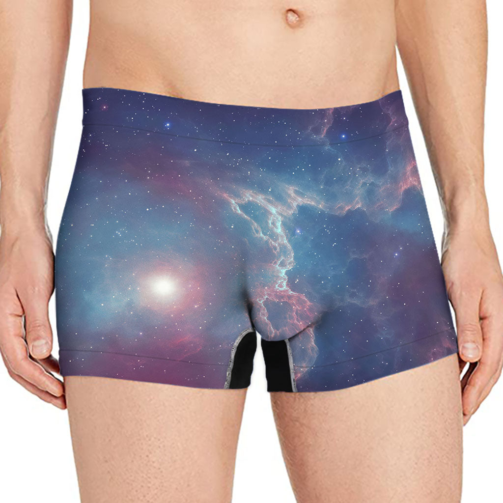 Dark Universe Galaxy Deep Space Print Men's Boxer Briefs