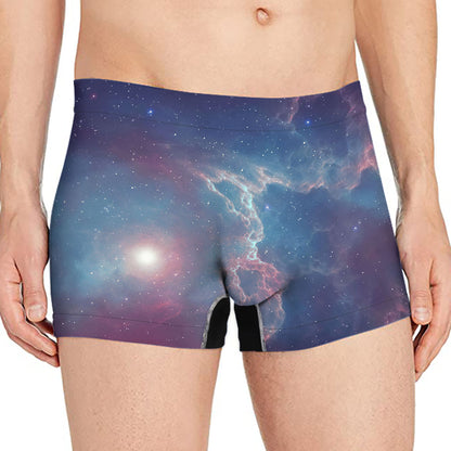 Dark Universe Galaxy Deep Space Print Men's Boxer Briefs