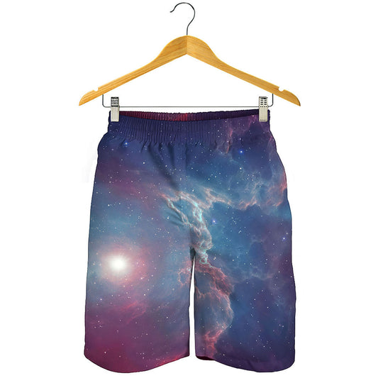 Dark Universe Galaxy Deep Space Print Men's Shorts