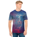 Dark Universe Galaxy Deep Space Print Men's T-Shirt