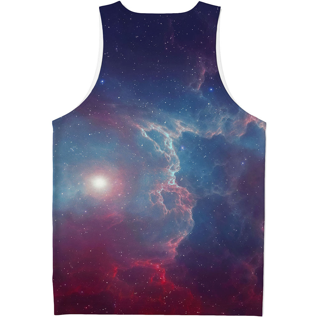 Dark Universe Galaxy Deep Space Print Men's Tank Top