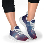 Dark Universe Galaxy Deep Space Print Mesh Knit Shoes GearFrost
