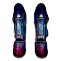Dark Universe Galaxy Deep Space Print Muay Thai Shin Guards