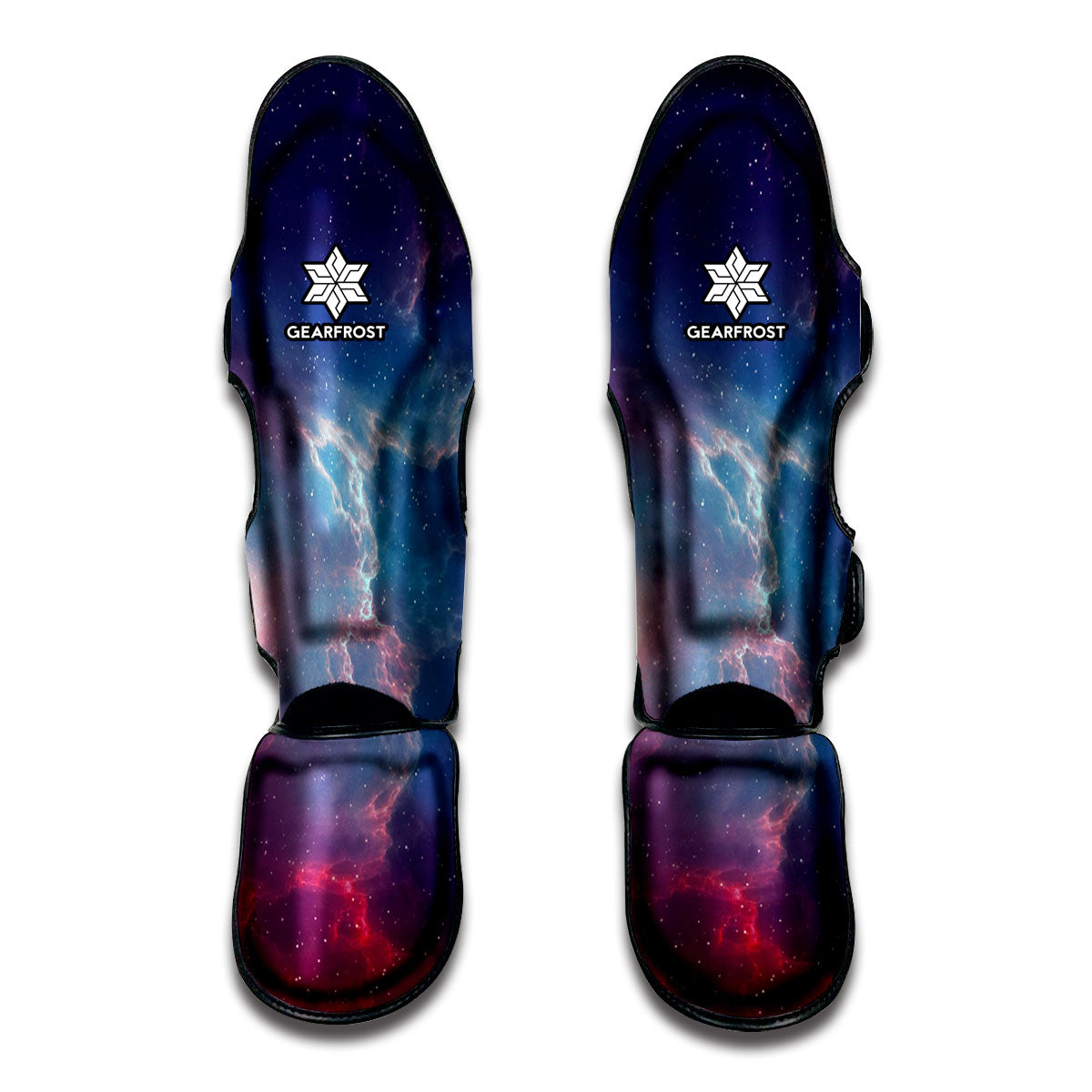 Dark Universe Galaxy Deep Space Print Muay Thai Shin Guard