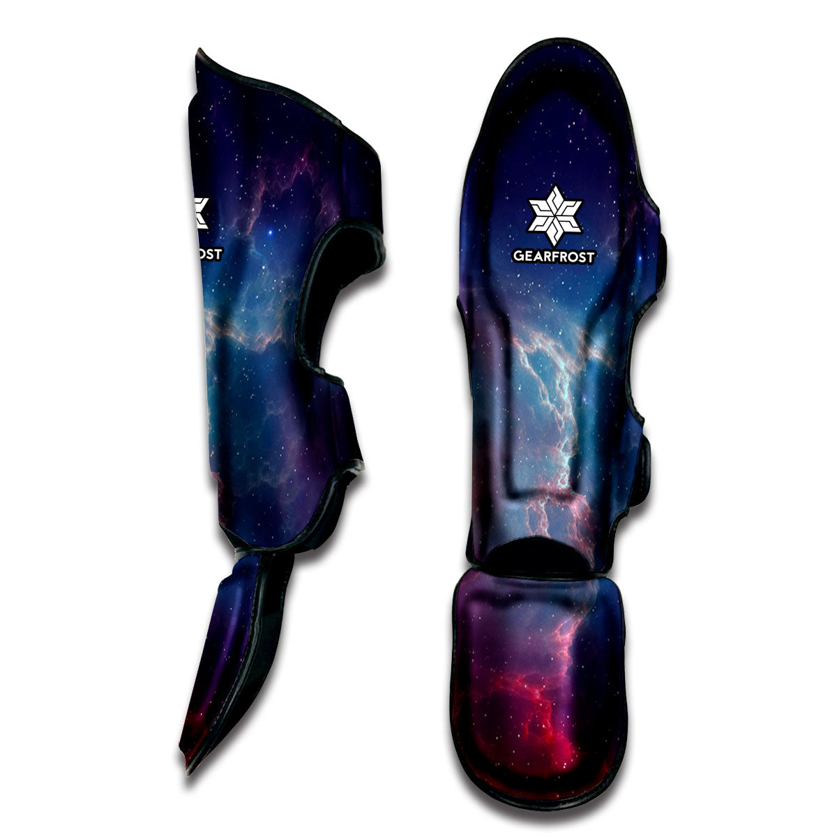 Dark Universe Galaxy Deep Space Print Muay Thai Shin Guard
