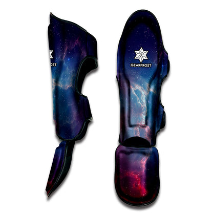 Dark Universe Galaxy Deep Space Print Muay Thai Shin Guard