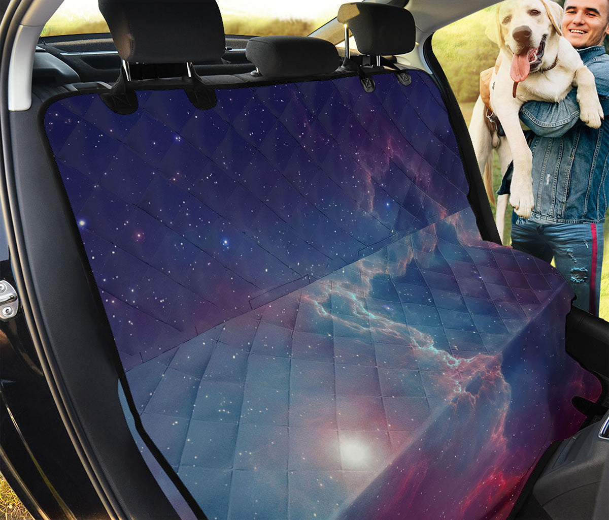 Dark Universe Galaxy Deep Space Print Pet Car Back Seat Cover