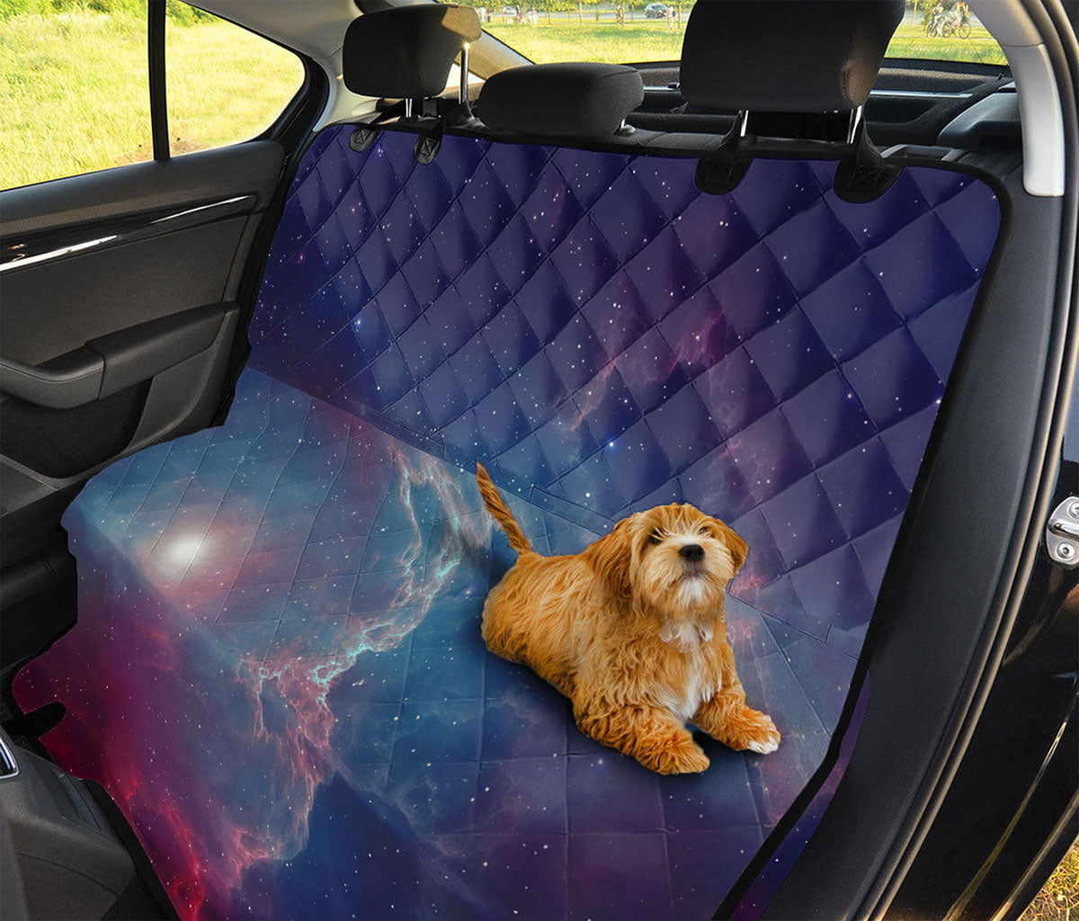 Dark Universe Galaxy Deep Space Print Pet Car Back Seat Cover