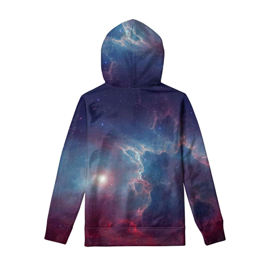 Dark Universe Galaxy Deep Space Print Pullover Hoodie