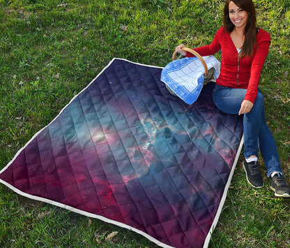 Dark Universe Galaxy Deep Space Print Quilt