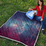 Dark Universe Galaxy Deep Space Print Quilt