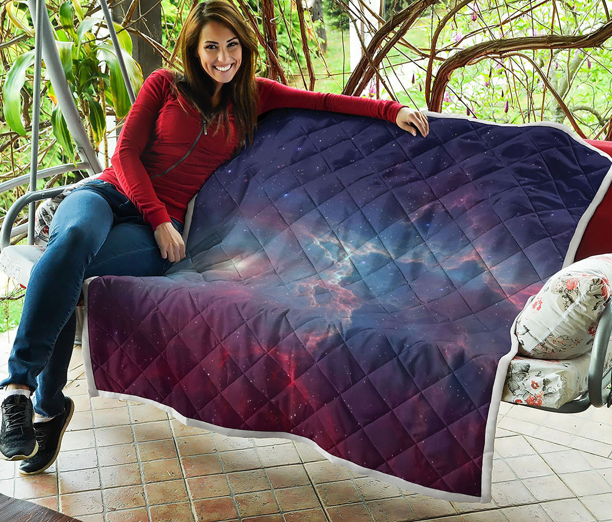 Dark Universe Galaxy Deep Space Print Quilt