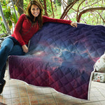 Dark Universe Galaxy Deep Space Print Quilt