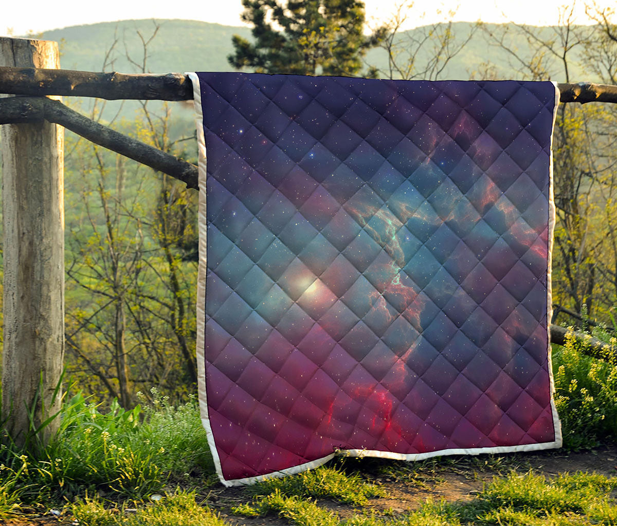 Dark Universe Galaxy Deep Space Print Quilt