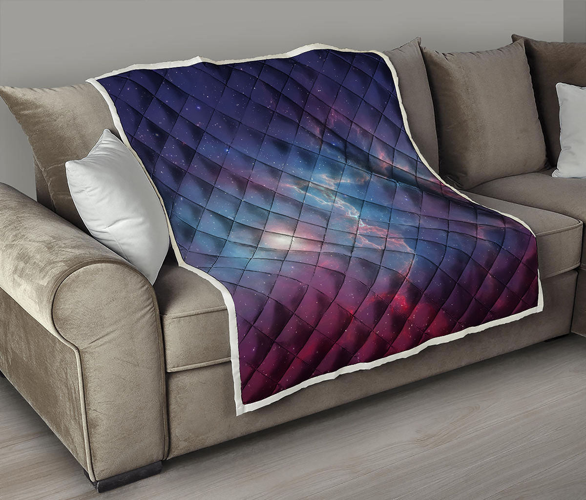Dark Universe Galaxy Deep Space Print Quilt