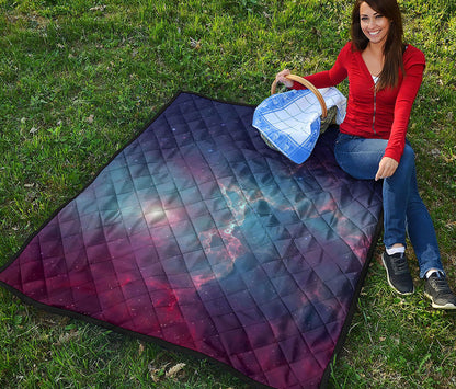 Dark Universe Galaxy Deep Space Print Quilt