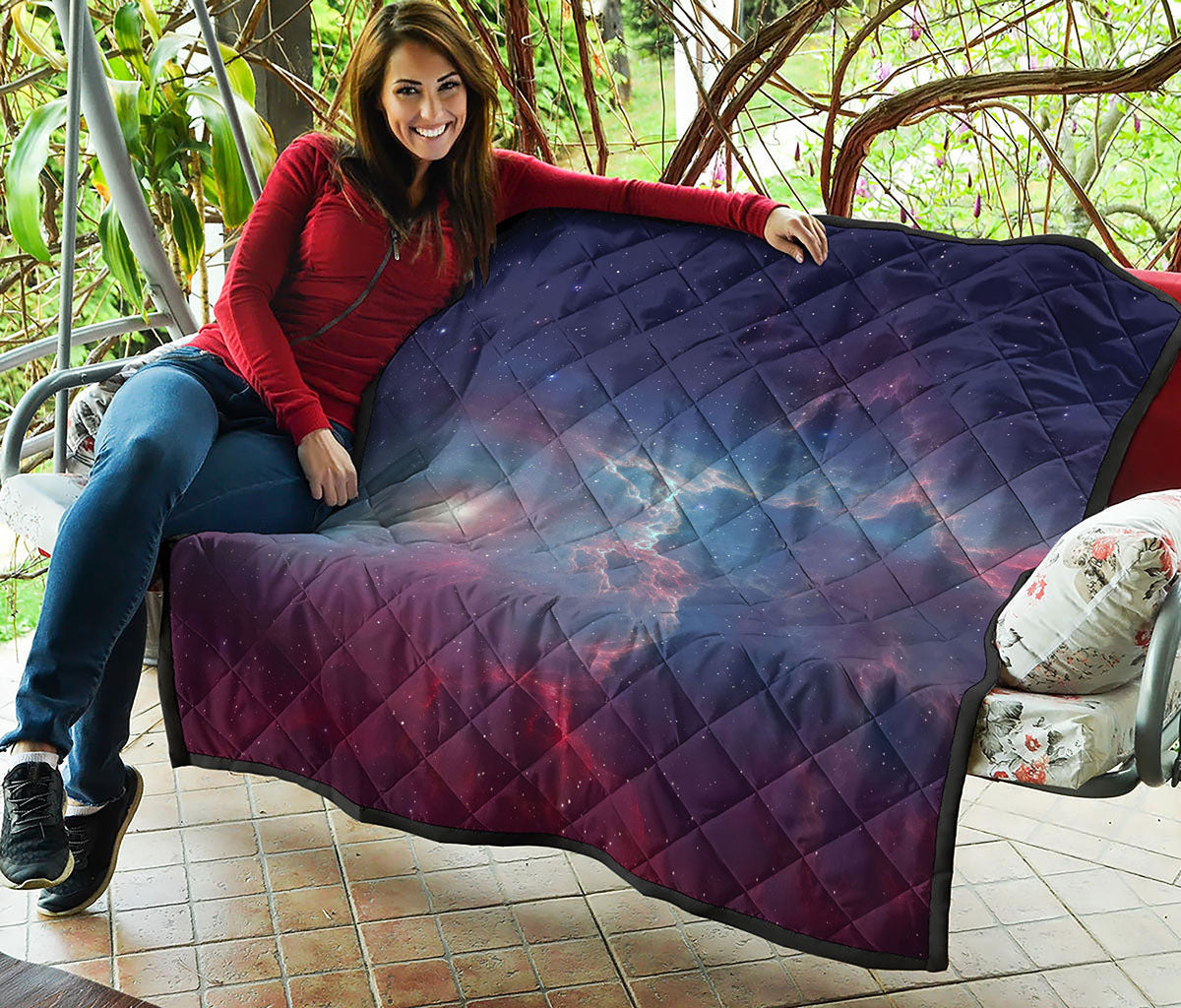 Dark Universe Galaxy Deep Space Print Quilt
