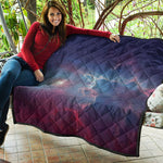 Dark Universe Galaxy Deep Space Print Quilt