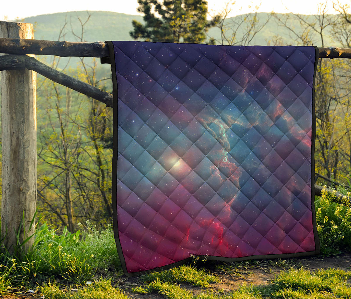Dark Universe Galaxy Deep Space Print Quilt