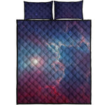 Dark Universe Galaxy Deep Space Print Quilt Bed Set