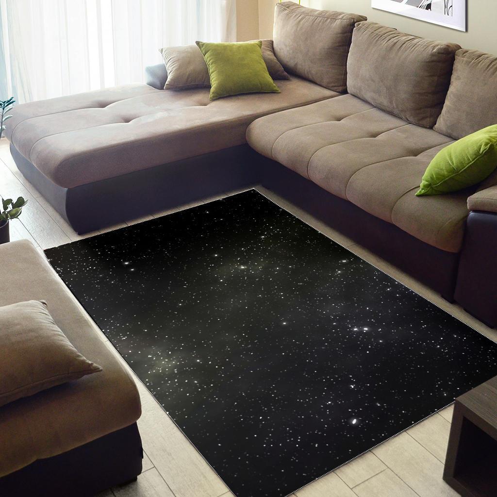 Dark Universe Galaxy Outer Space Print Area Rug GearFrost