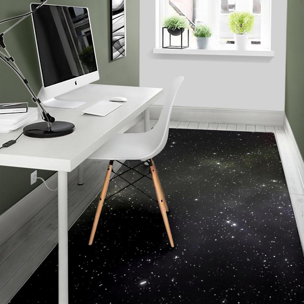 Dark Universe Galaxy Outer Space Print Area Rug GearFrost