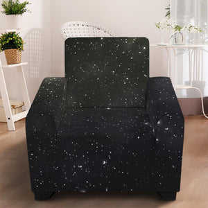 Dark Universe Galaxy Outer Space Print Armchair Slipcover