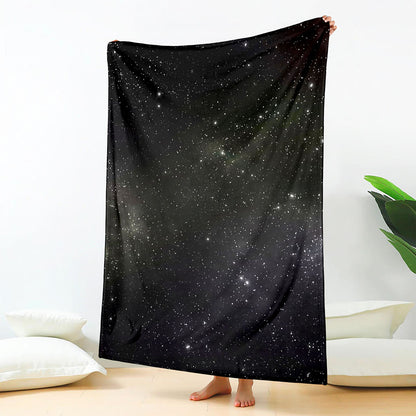 Dark Universe Galaxy Outer Space Print Blanket