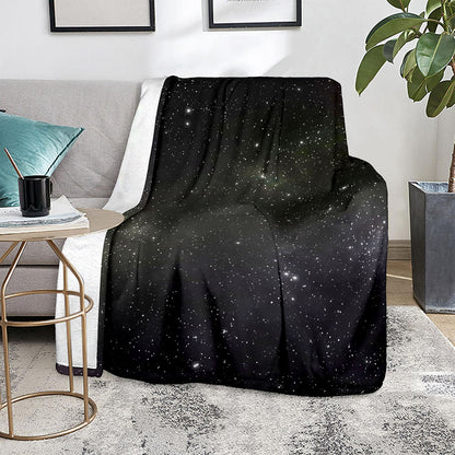 Dark Universe Galaxy Outer Space Print Blanket