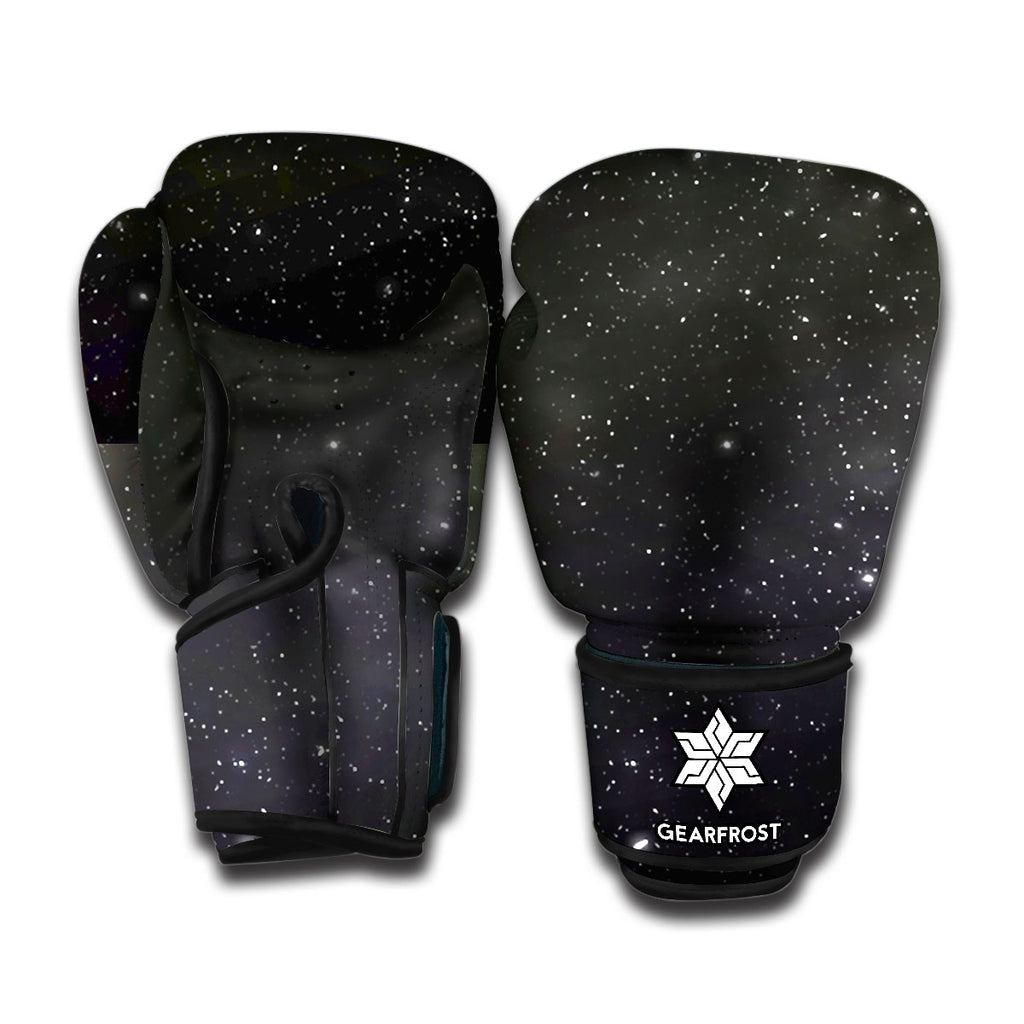 Dark Universe Galaxy Outer Space Print Boxing Gloves