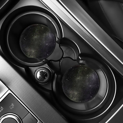 Dark Universe Galaxy Outer Space Print Car Coasters